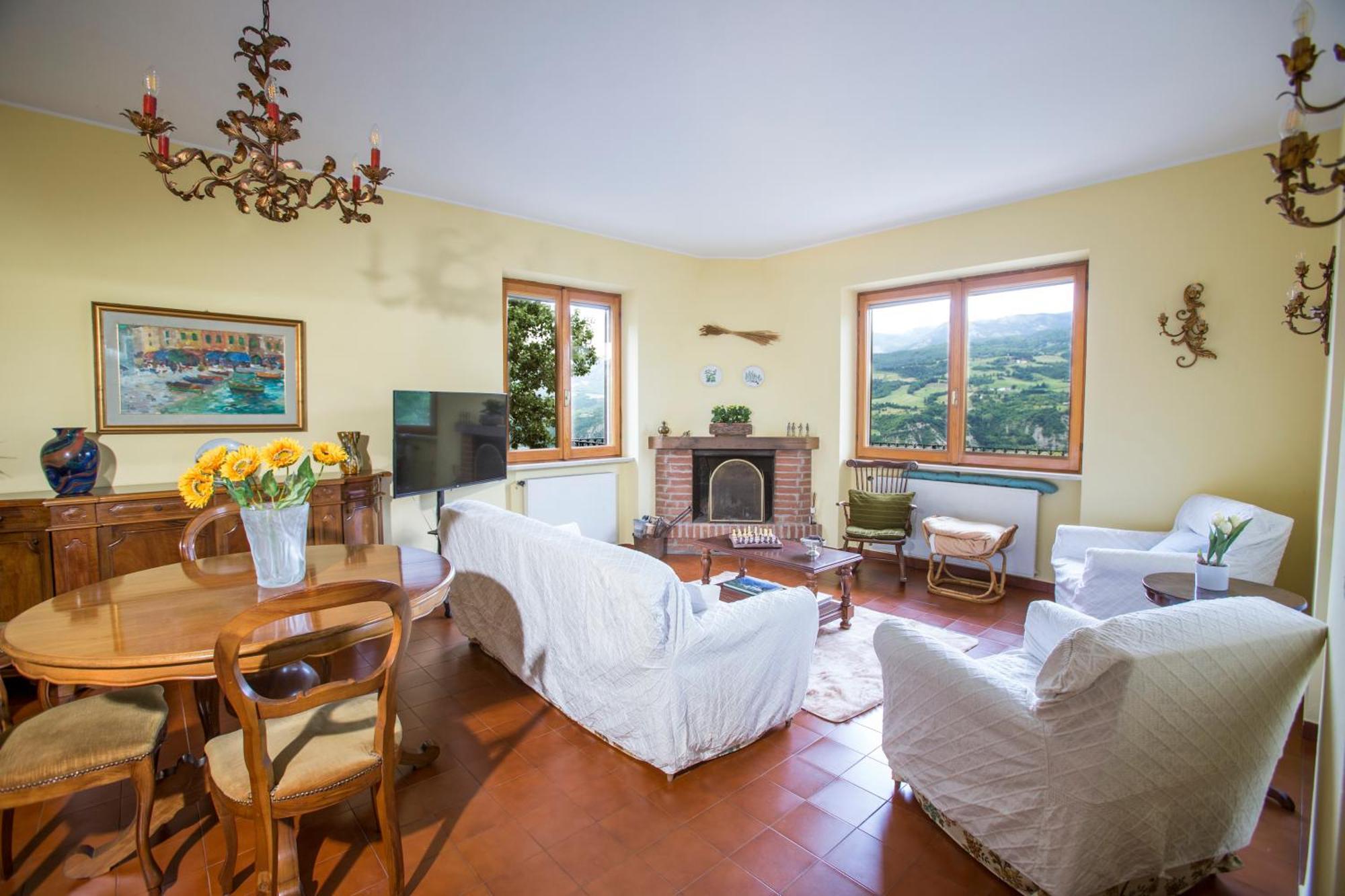 Casa Del Bosco - Vista Mozzafiato & Parco 4 Ettari Villa Bobbio Dış mekan fotoğraf